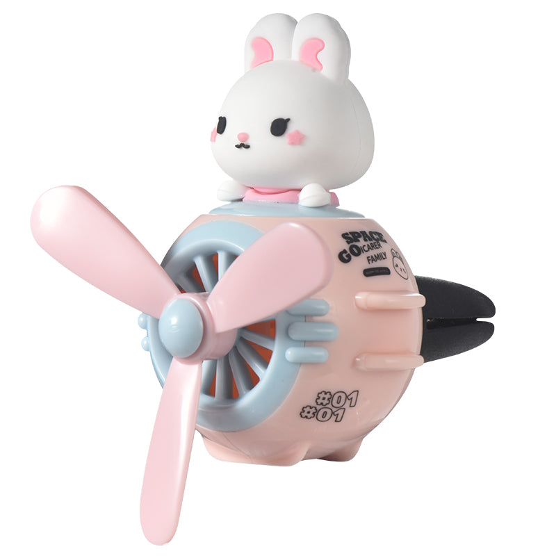 ICARER FAMILY Cartoon Animal Aircraft Car Aromatherapy Air Outlet Clip Air Freshener ICARER FAMILY Cartoon Animal Aircraft Car Aromatherapy Air Outlet Clip Air Freshener